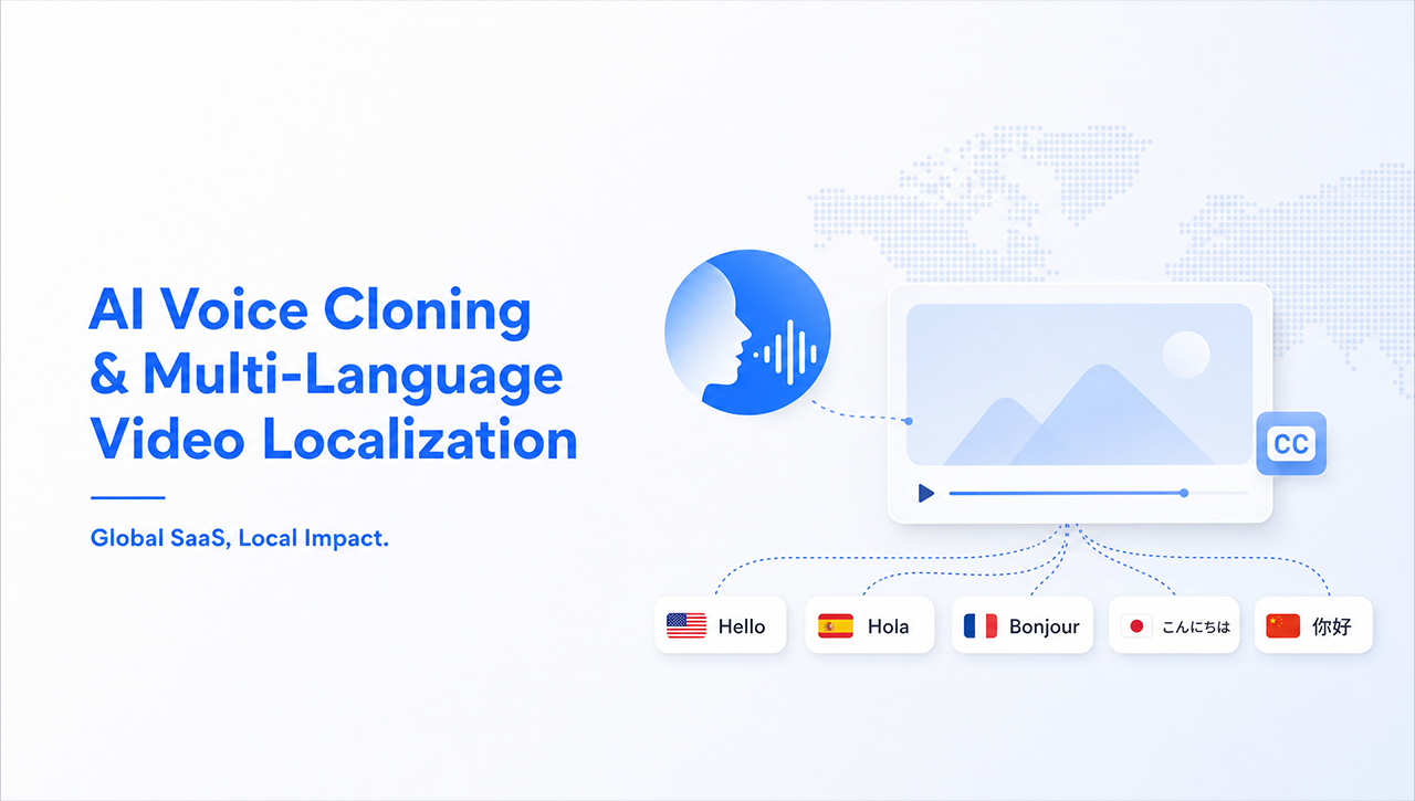 Neural Voice Cloning & Multi-Language Video Localization